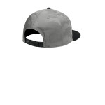 NE407 New Era Camo Flat Bill Snapback Cap