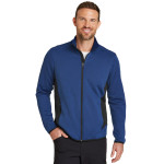 EB238 Eddie Bauer Full Zip Heather Stretch Fleece Jacket