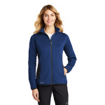 EB239 Eddie Bauer Ladies Full Zip Heather Stretch Fleece Jacket