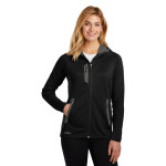 EB245 Eddie Bauer Ladies Sport Hooded Full Zip Fleece Jacket