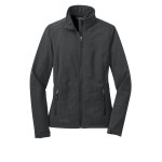 EB533 Eddie Bauer Ladies Shaded Crosshatch Soft Shell Jacket