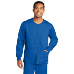 WW3080 WonderWink Unisex WorkFlex Snap Front Scrub Jacket