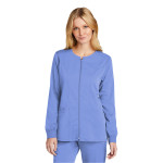 WW4088 WonderWink Womens Premiere Flex Full Zip Scrub Jacket