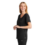 WW4268 WonderWink Womens Premiere Flex Mock Wrap Top