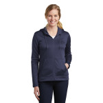 NKAH6264 Nike Ladies Therma-FIT Full-Zip Fleece Hoodie