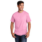 PC54 Port & Company Core Cotton Tee Edition Pink