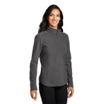 EB227 Eddie Bauer Ladies 1 2 Zip Microfleece Jacket