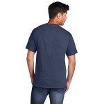 PC54 Port & Company Core Cotton Tee Edition Navy and Purple