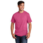 PC54 Port & Company Core Cotton Tee Edition Pink