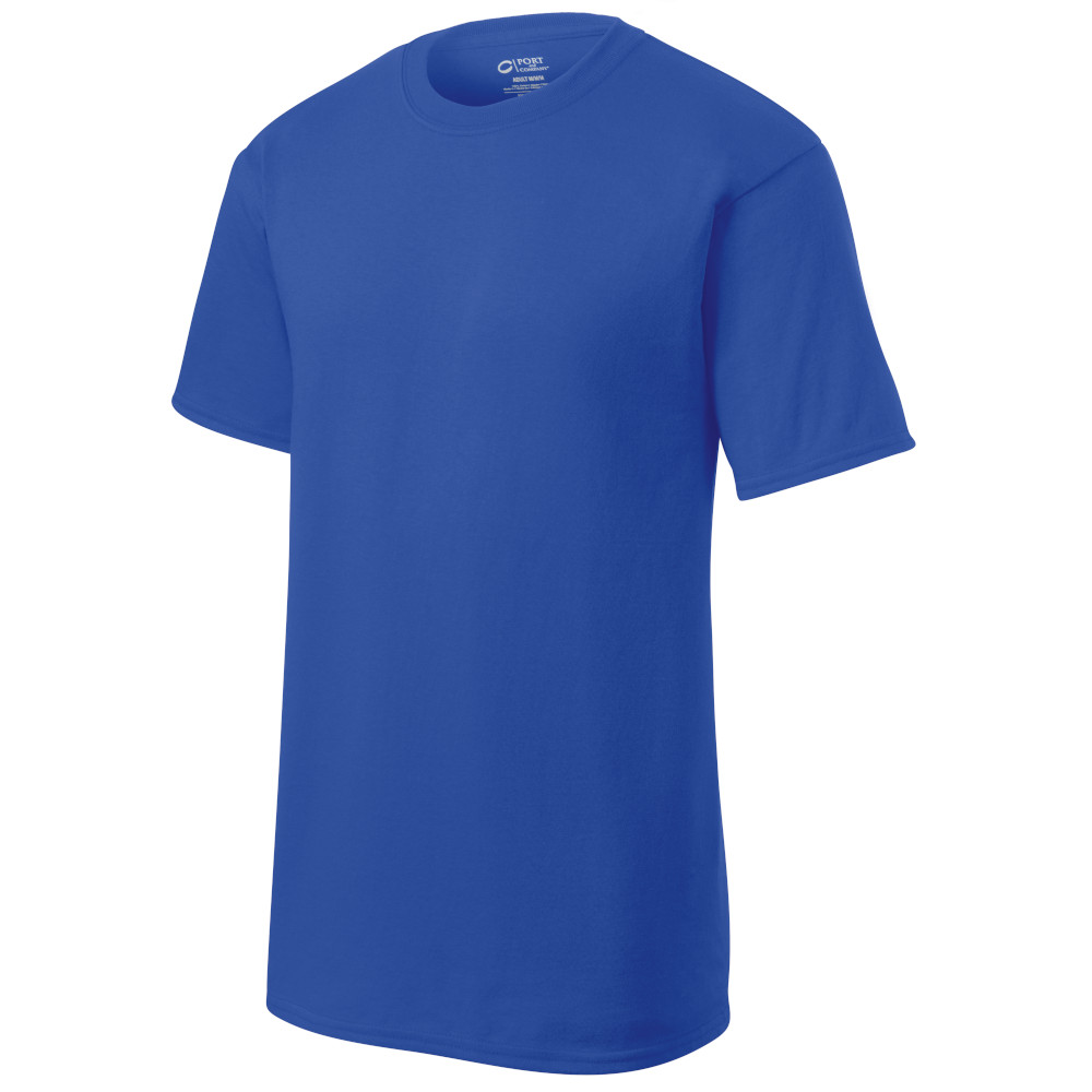 PC54 Port & Company Core Cotton Tee Edition Blue