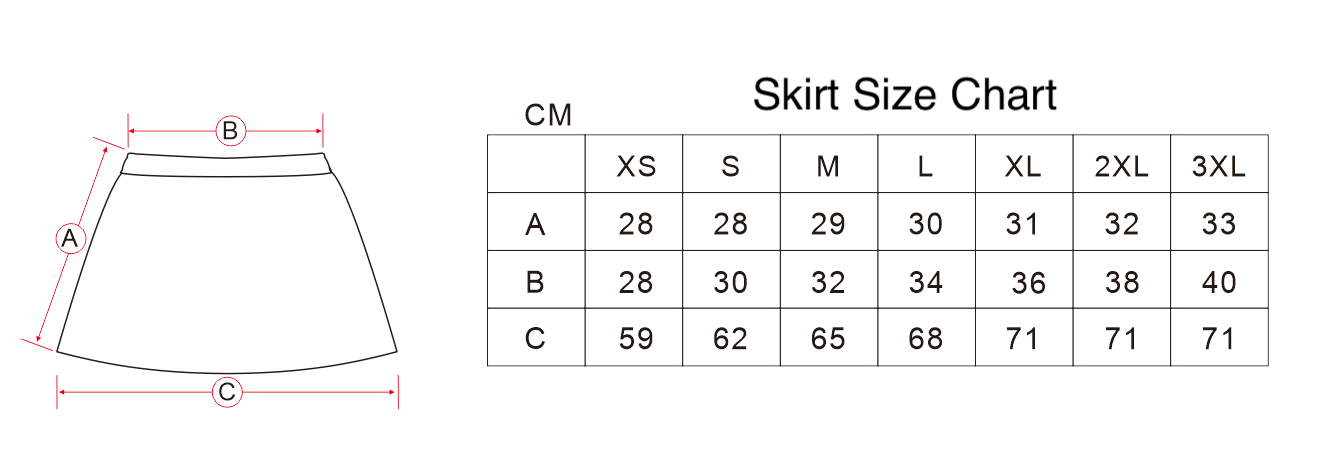 skirt size